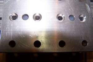 Here is what it looks like after drilling.